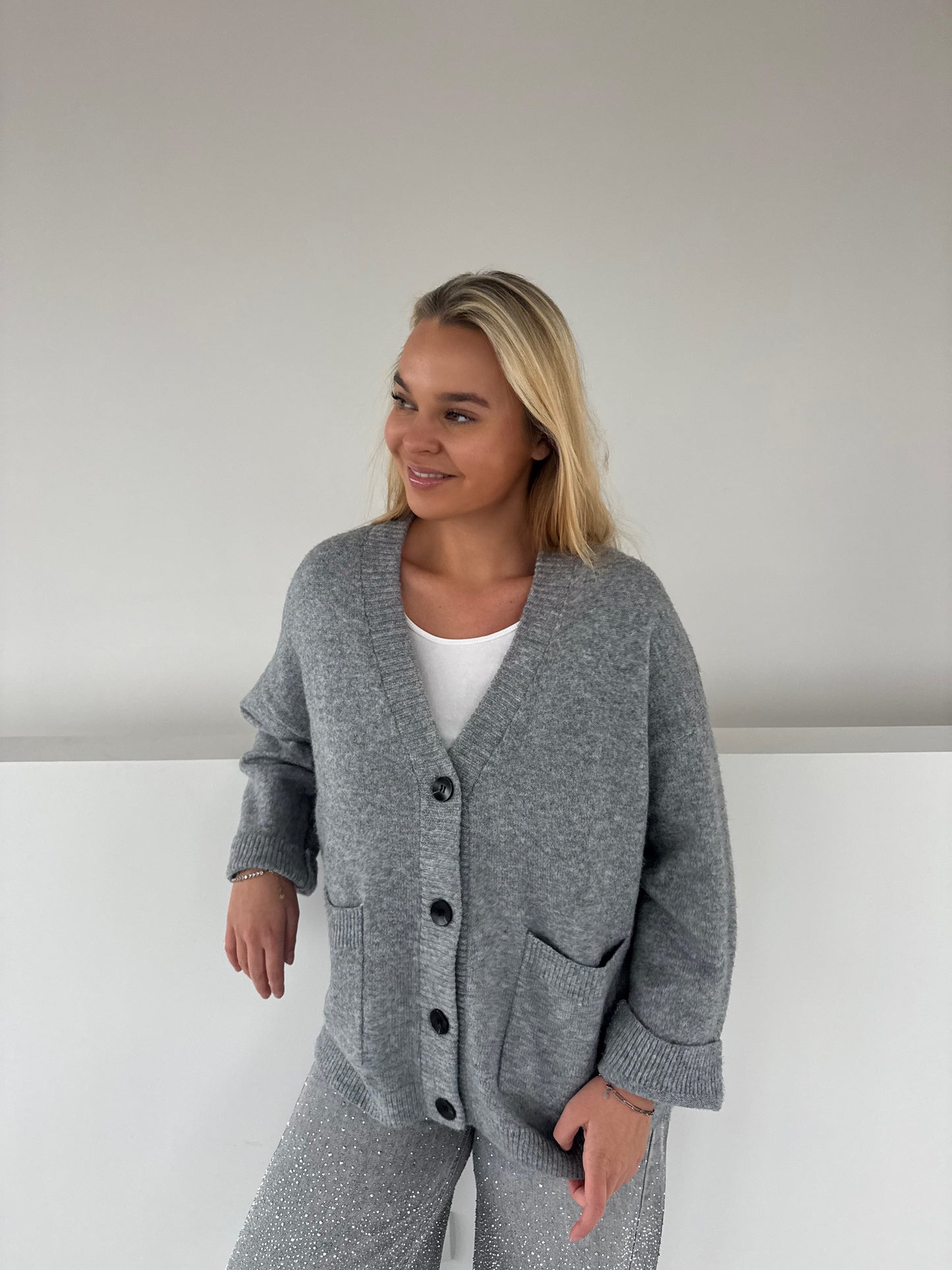 Zoë cardigan - grey