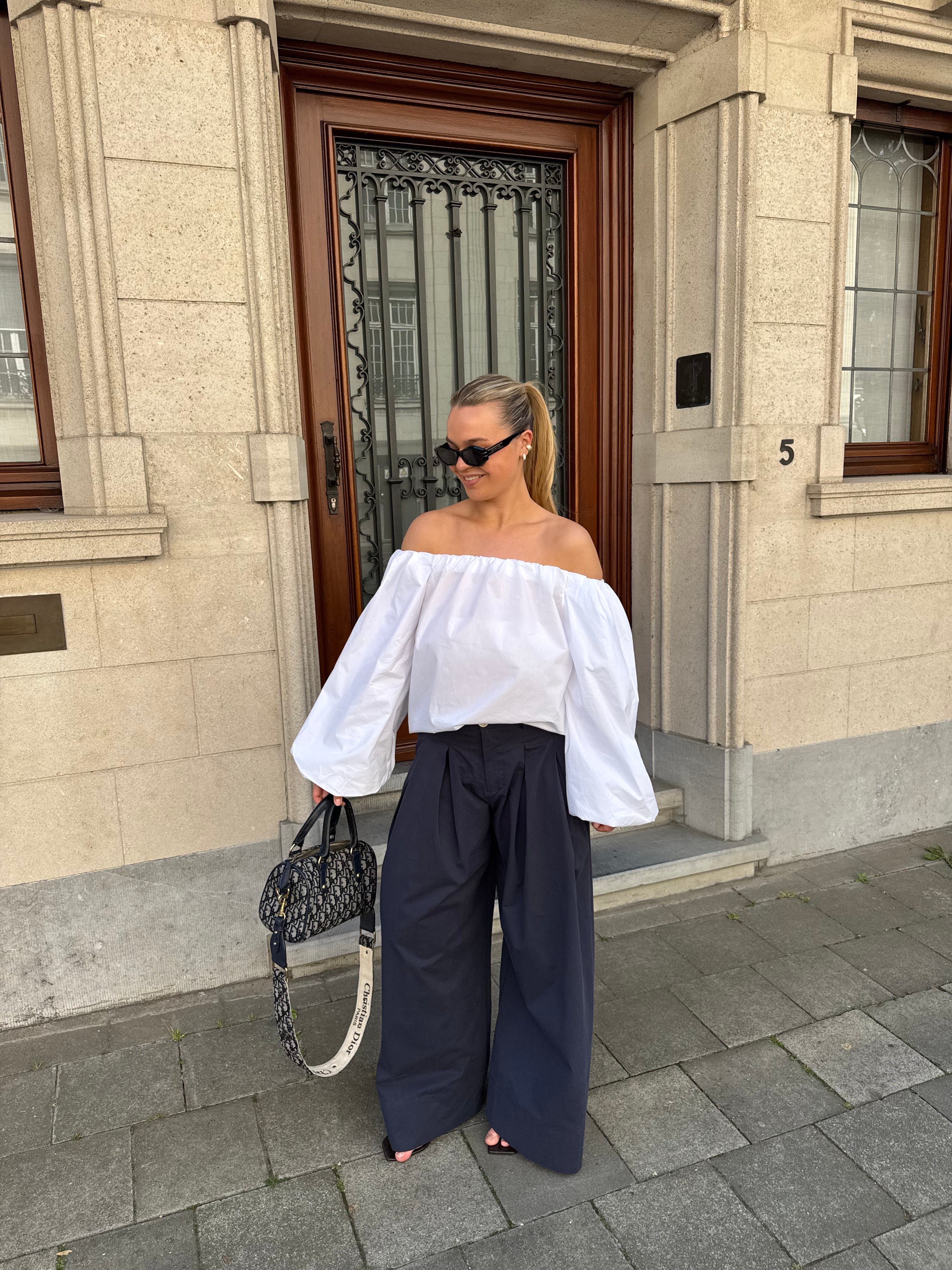 Navy trousers