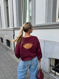 Josie sweater - bordeaux