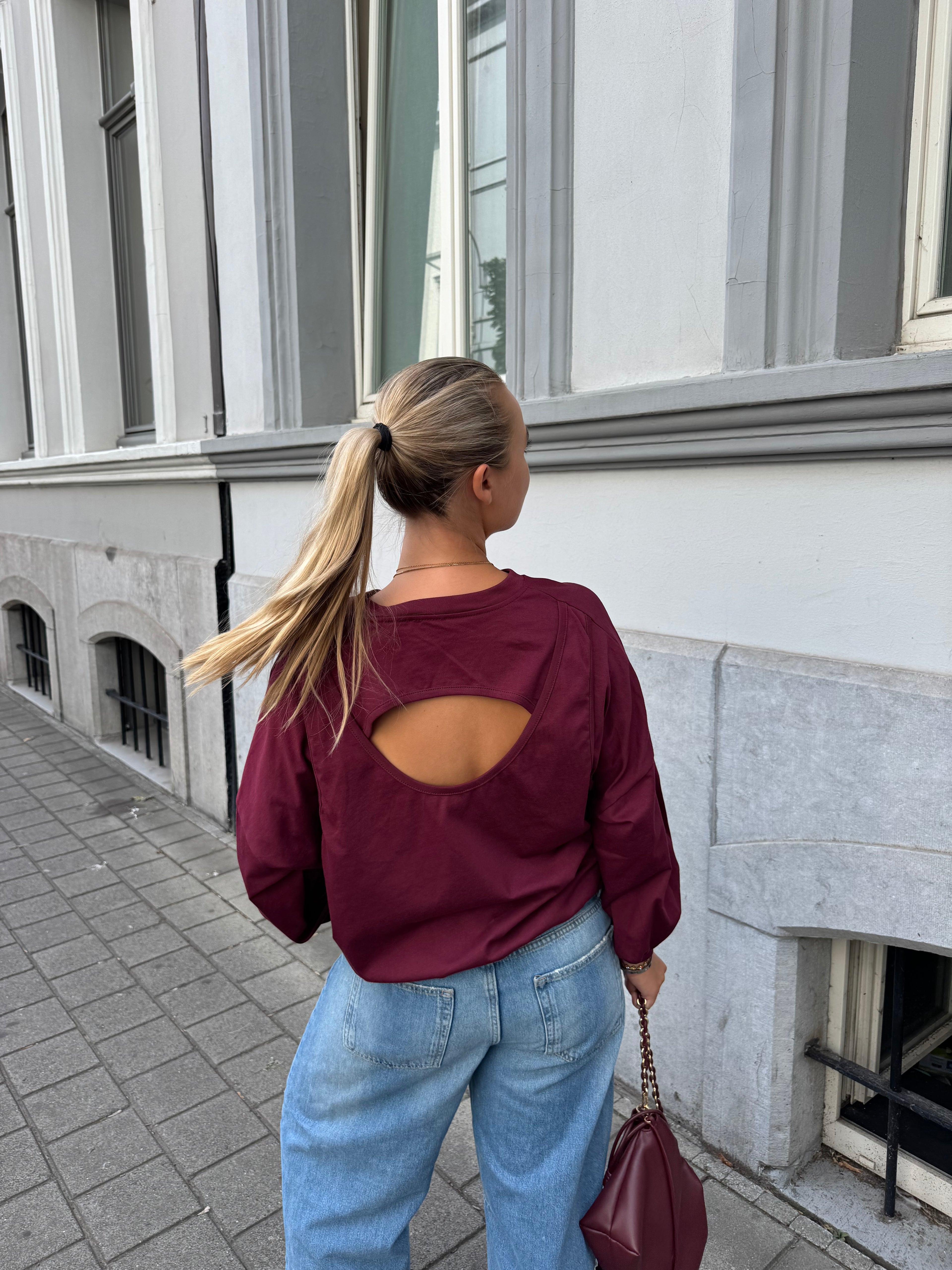 Josie sweater - bordeaux