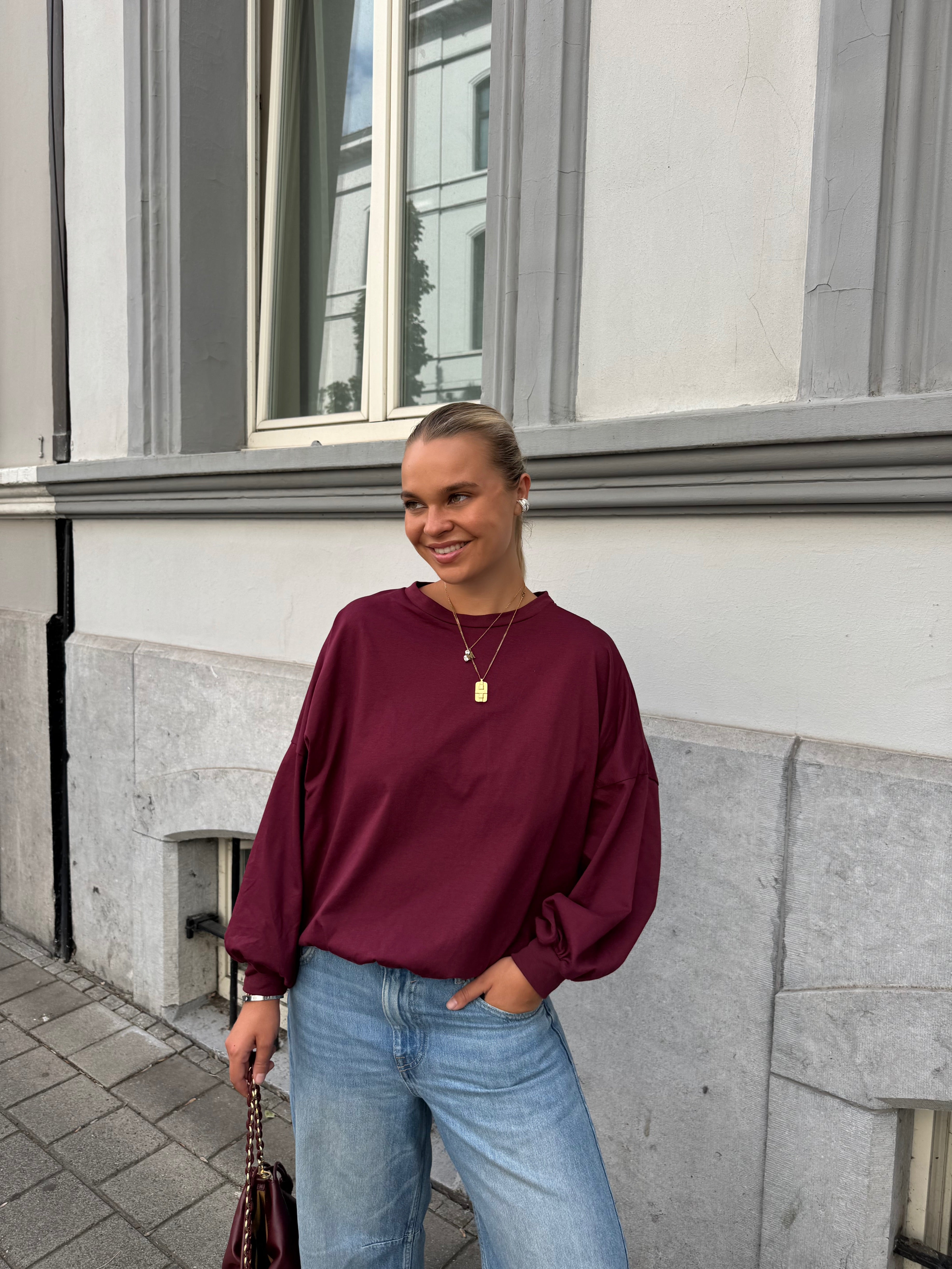 Josie sweater - bordeaux