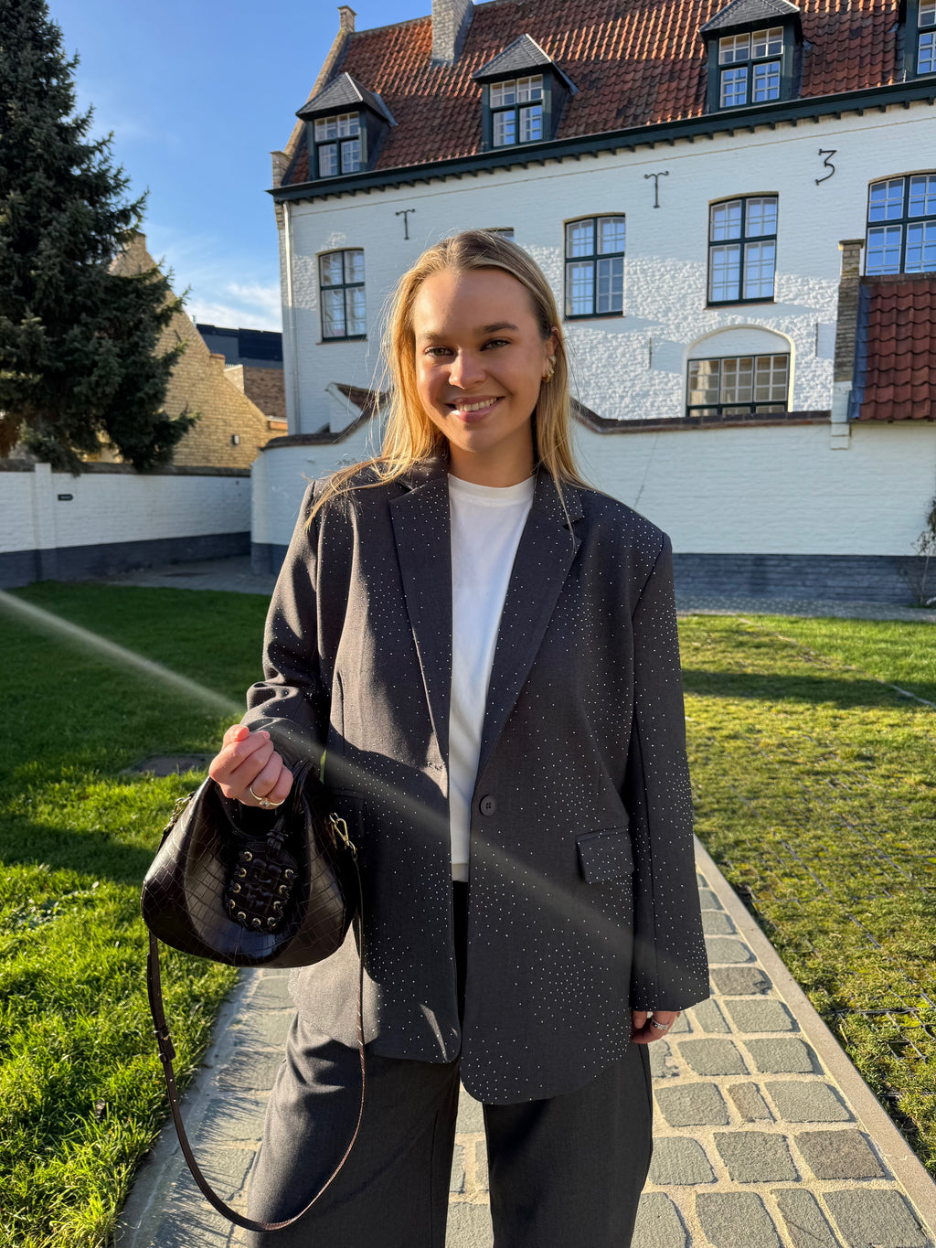 Audrey rhinestone blazer