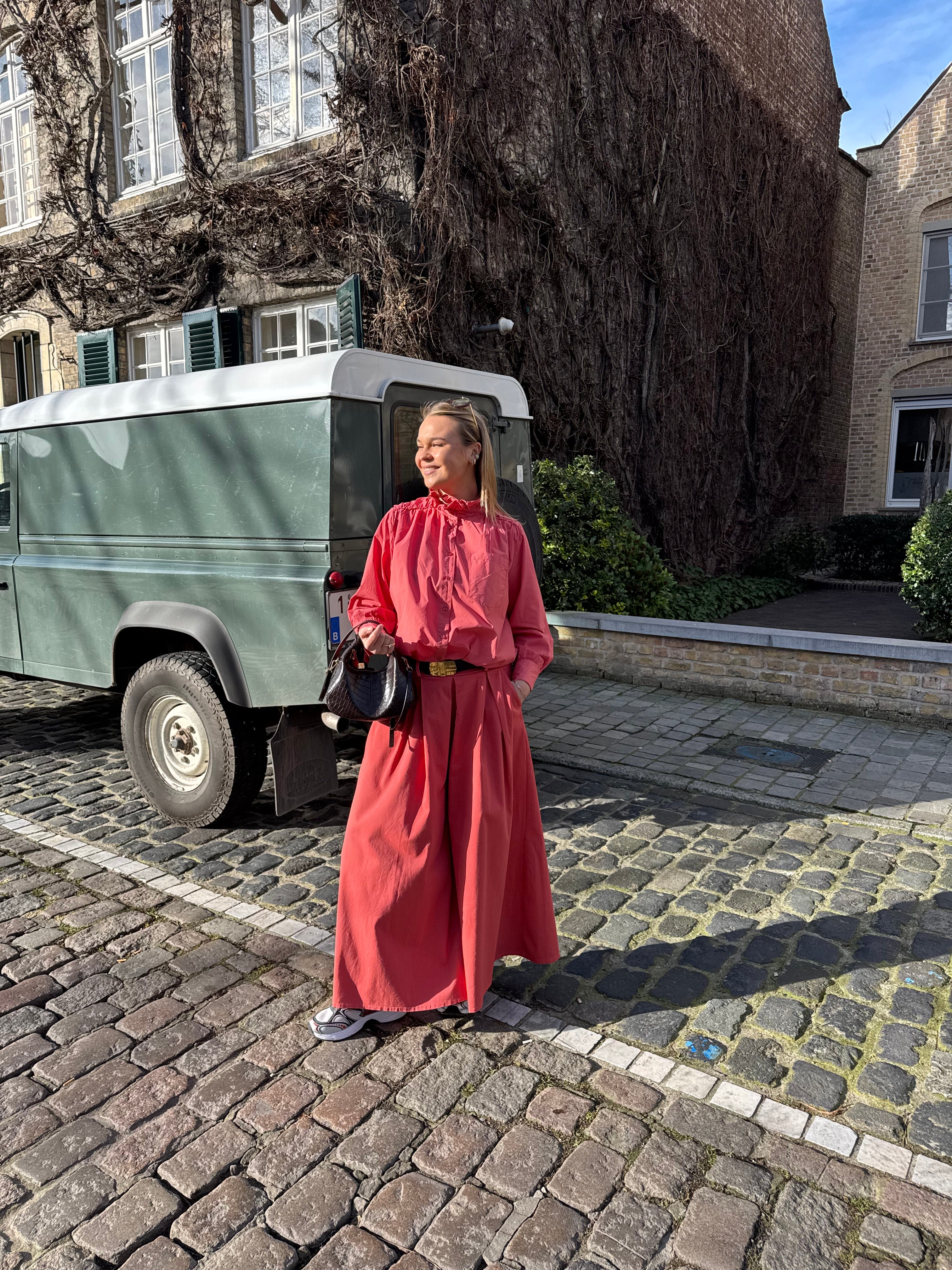 Gisèle wide trousers - red