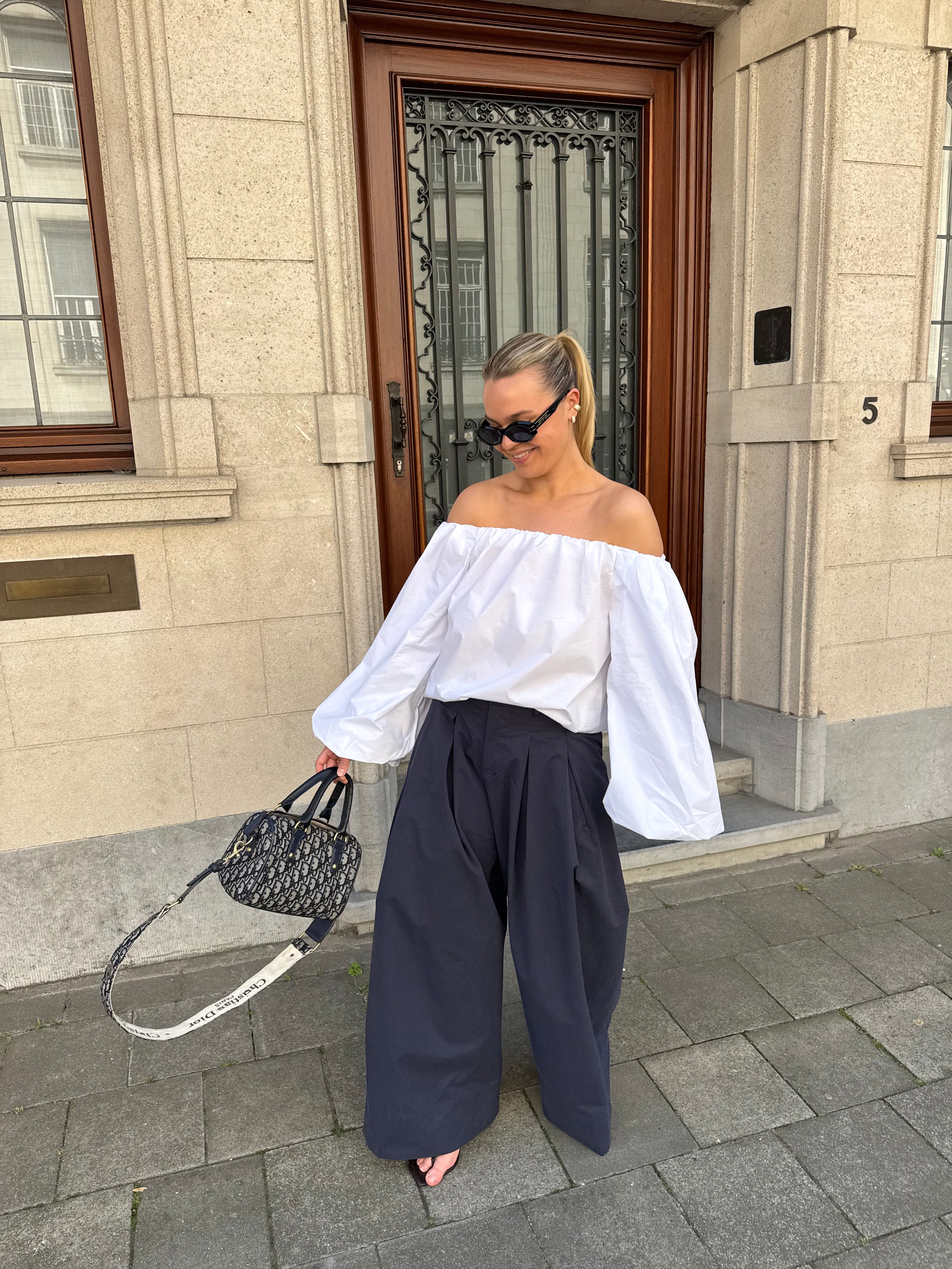 Navy trousers