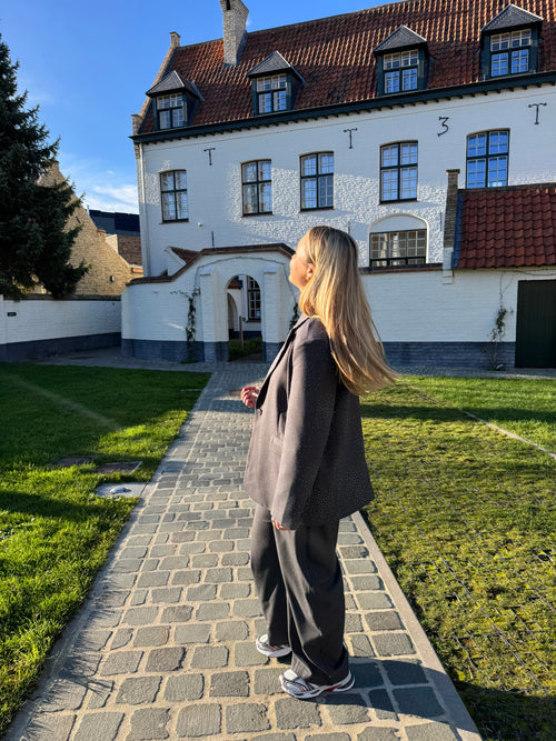 Audrey rhinestone blazer