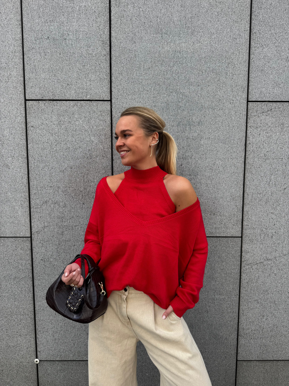 Alice knit - red