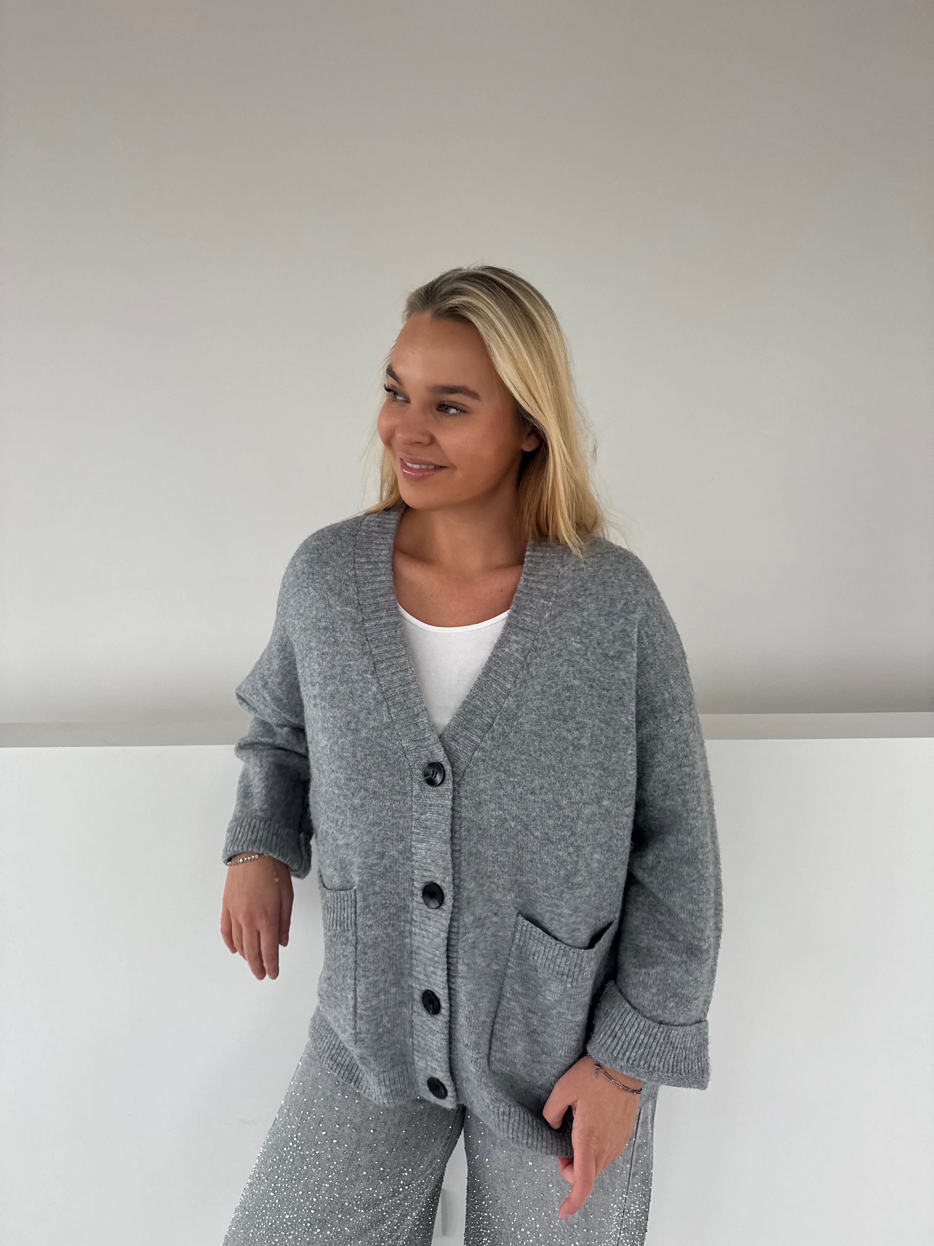 Zoë cardigan - grey